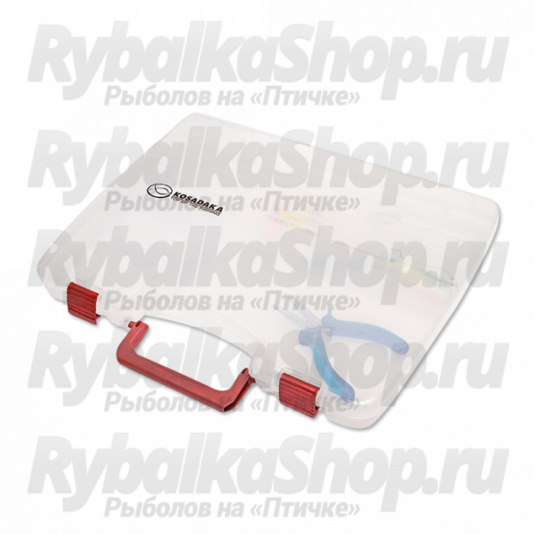 Коробка Kosadaka TB1210, 380x290x60мм, для приманок, регулируемая, с ручкой TB-1210