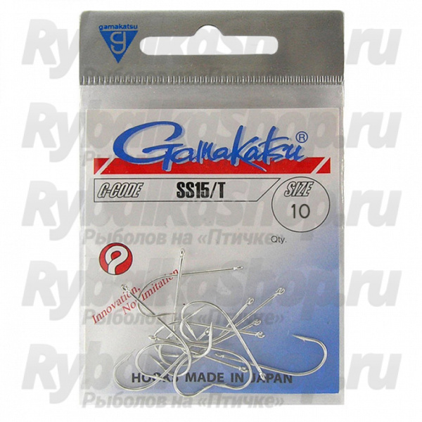Крючок Gamakatsu Hook SC15/T/0 US-LB №2/0