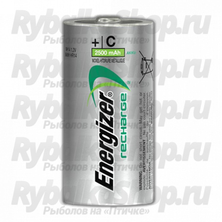 Аккумуляторные батарейки Energizer Power Plus NH35/С 2500 BP2 (2шт) 1.2V