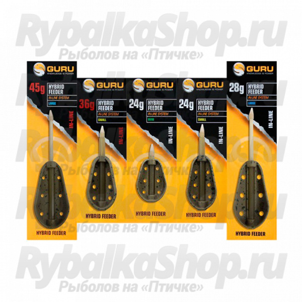 Кормушка Guru Hybrid Inline Feeder 55гр GHF55I
