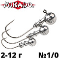Джиг-головка Mikado Abeerdeen BN крючок №1/0 Джиг-головка Mikado Abeerdeen BN крючок №1/0