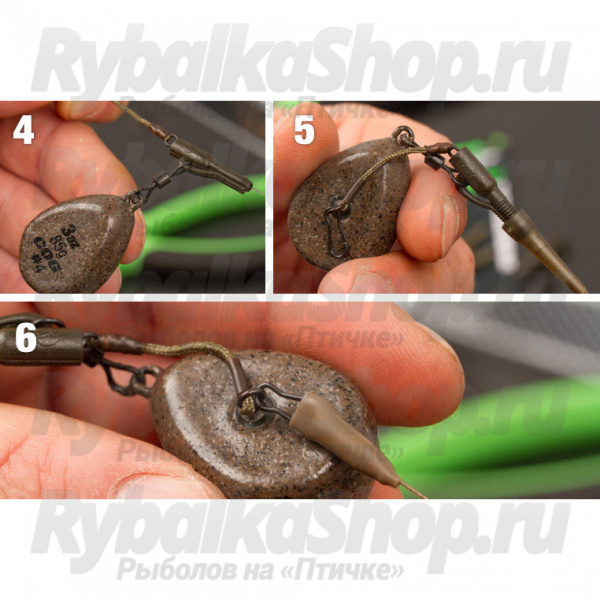 Набор для грузил Korda COG Booms Flat Lead for 2-2.5 Oz KCOG3