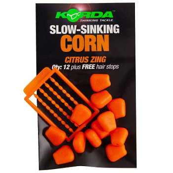 Имитационная приманка Korda Slow Sinking Citrus Zing Corn Orange медленно тонущая