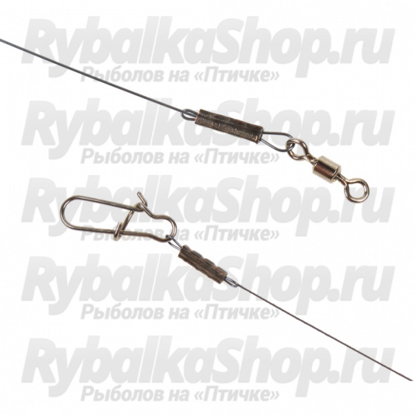 Поводок Formix титановый L2 15см, 10 кг, 2шт.в уп.