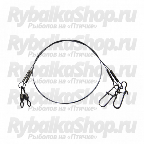 Поводок Контакт Nickel Titanium T10кг L15см