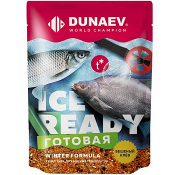 Прикормка "Dunaev iCE-Ready" 0.5кг Универсальная Черная