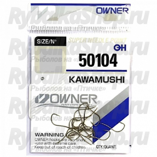 Одинарный крючок Owner 50104 Kawamushi, №09