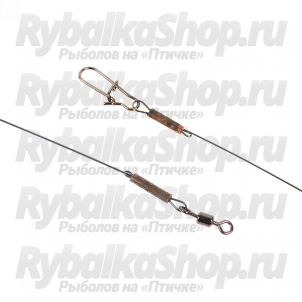 Поводок Formix титановый UST 20см, 25 кг, 2шт.в уп.