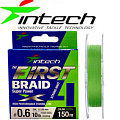 Intech First Braid X4 Зелёный 150m
