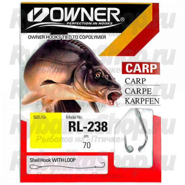 Поводок готовый Owner RL-238 №4 10шт