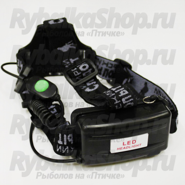 Фонарь налобный "Сибирский Следопыт-Эон", 1L, zoom, 3 режима, аккум, 220B+12B