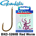 Gamakatsu BKD-5260B Red Worm Gamakatsu BKD-5260B Red Worm