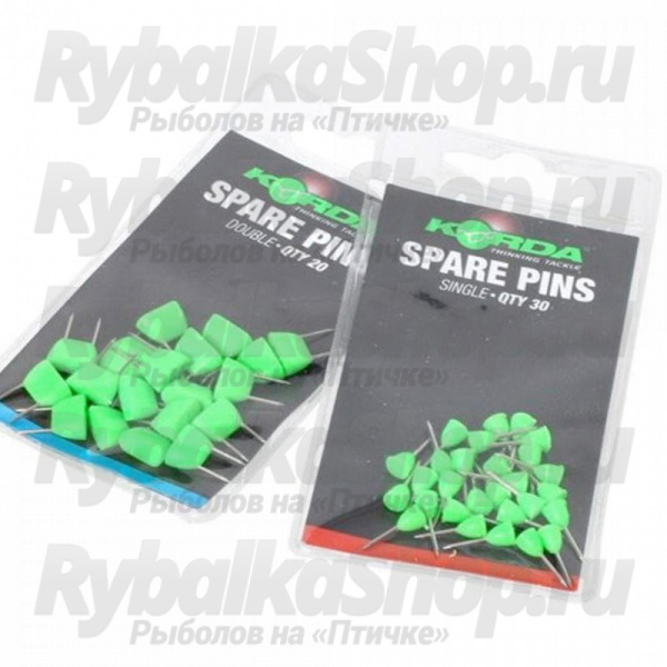 Булавки двойные Korda Single Pins for RigSafe