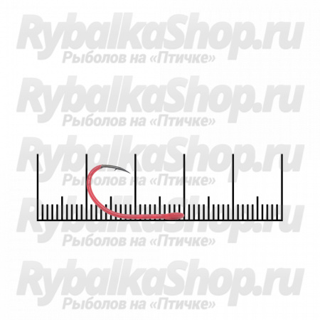 Крючок Prizyor Trout series hook №4 Red uv