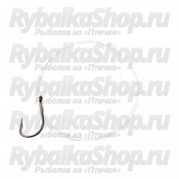 Поводок готовый Flagman Classic Hooks To Nylon 4 №12 10шт
