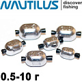 Грузило Nautilus Овал с силиконовой трубочкой Грузило Nautilus Овал с силиконовой трубочкой