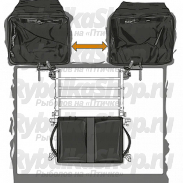 Садок прямоугольный Middy StarGrip 5IFTY Carp-Sack 50lb Compact 18"x14"x9' Keepnet (20953)