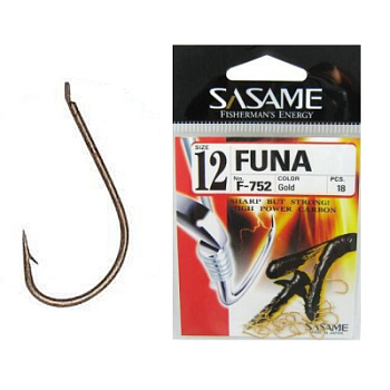 Крючок Sasame FUNA BROWN №10