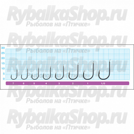 Одинарный крючок Owner 50339 Cut Chinu, черный 50339-02
