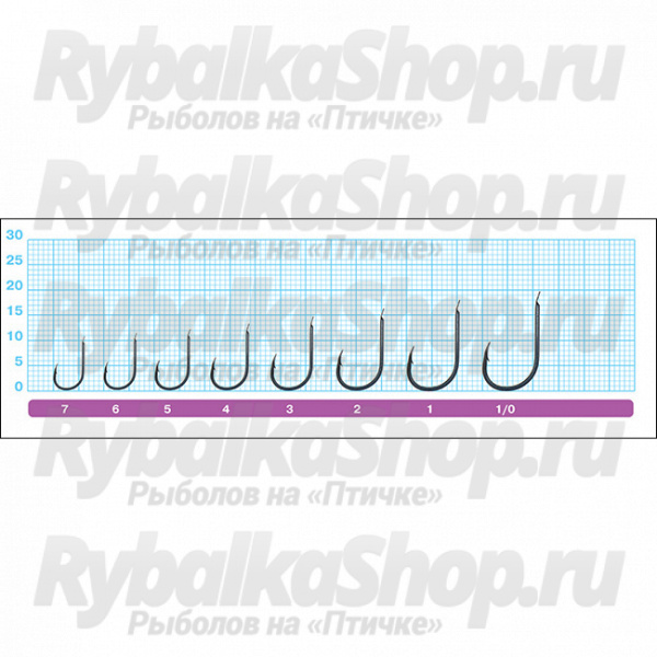 Одинарный крючок Owner 50339 Cut Chinu, черный 50339-02