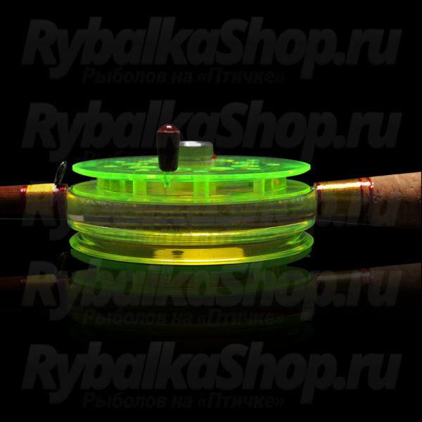 Зимняя удочка Artuda Андерграунд XXL   желтая флюо