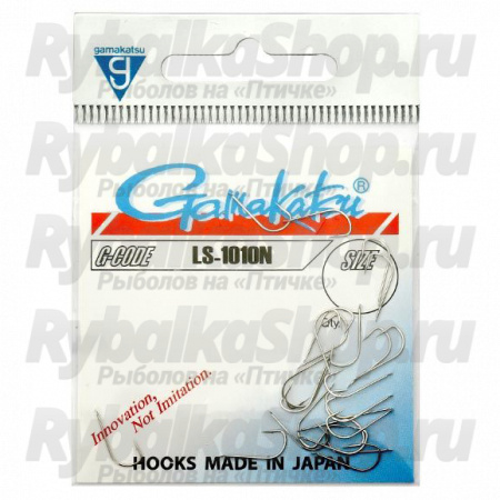 Крючок Gamakatsu Hook LS-1010N Nickel №02