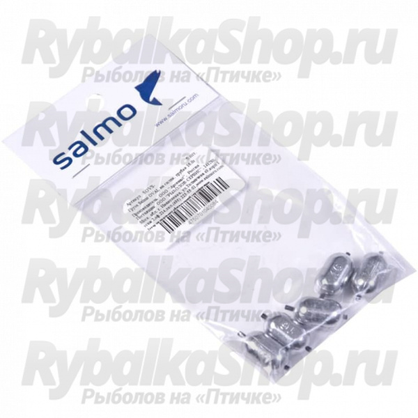 Груз Salmo Oval на силиконовой трубке 12г 5шт