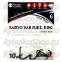 Крючок Koi Kairyo Han Sure-Ring, размер 4 (INT)/10 (AS), цвет BN (10 шт.)