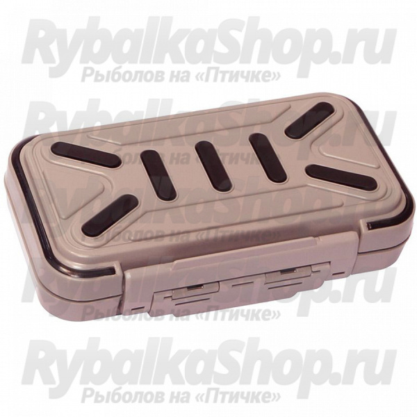 Коробка-раскладушка Kosadaka TB-S01-GRY, 16*9*4.5см для мелочей/мушек, герметичная, серая