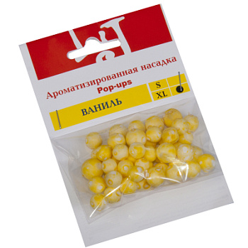 Насадки искусственные ароматизированные Lucky John Pop-ups размер XL ВАНИЛЬ кисл. жел.