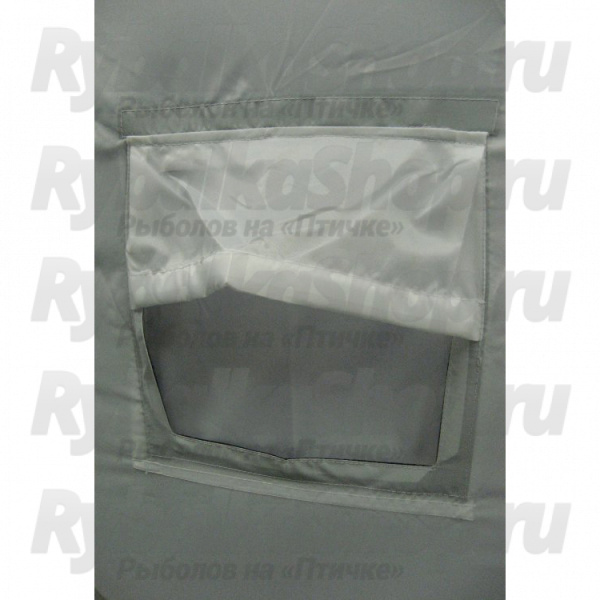 Палатка зимняя куб "Следопыт" 1,8х1,8 м, Oxford 210D PU 1000, 3-местная, цв. бело-синий