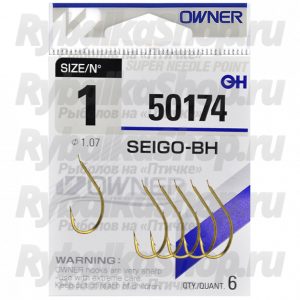 Одинарный крючок Owner 50174 №04