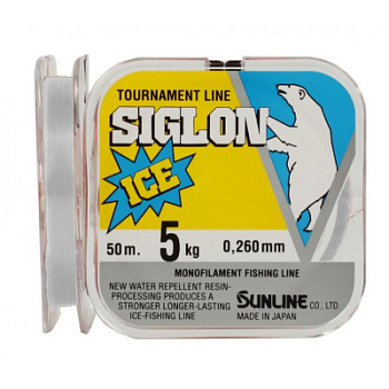 Леска Sunline Siglon Ice Fishing 50m. Clear #1.5/0.205