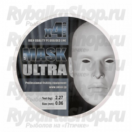 Леска плетёная AKKOI Mask Ultra X4-110 (green) d0,18mm