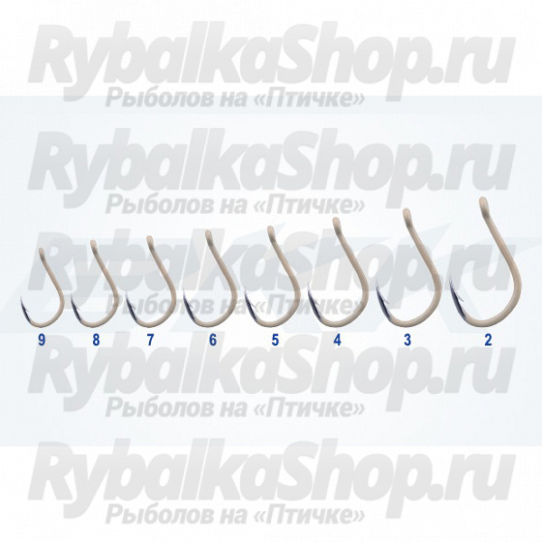 Крючок одинарный BKK Iseama-R Hand Ground #A 6 (E 7) (8шт)