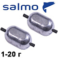 Груз Salmo Oval на силиконовой трубке Груз Salmo Oval на силиконовой трубке