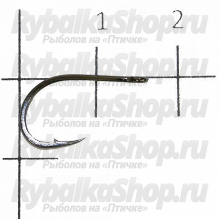 Крючок Gamakatsu LS-3313F Ring Eye N-L №04 (12шт)