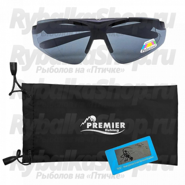Очки поляризационные в чехле Premier Fishing (PR-OP-112-G)