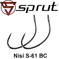 Sprut Nisi S-61 BC (Single Wide Gap Bait Hook) Sprut Nisi S-61 BC (Single Wide Gap Bait Hook)