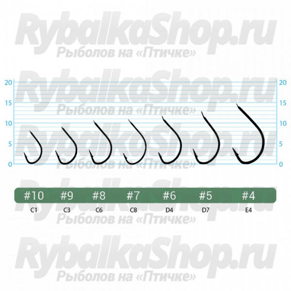Крючок Owner Umi Tanago nickel №6 15шт