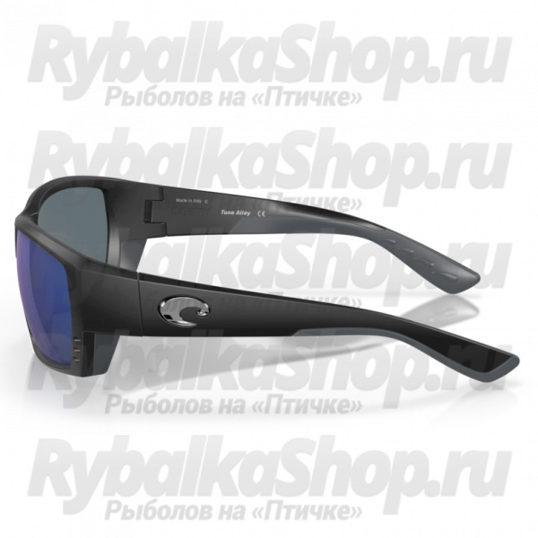 Очки поляризационные Costa Tuna Alley 580 P (Matte Black/ Blue Mirror 580 P, Large)