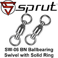 Sprut SW-06 BN Ballbearing Swivel with Solid Ring Sprut SW-06 BN Ballbearing Swivel with Solid Ring