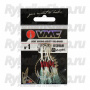 Крючки VMC Assist 6139 TI (олово) №01 (3 пары) 6139AHTI-01-L