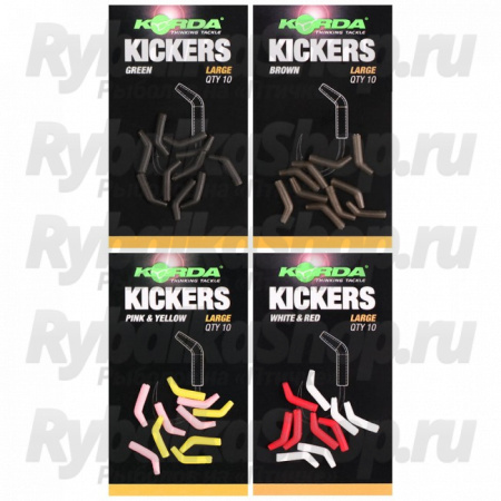 Коннектор для крючка Korda Red/White Medium KICK11