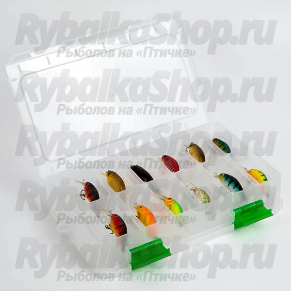 Коробка рыбака двухсторонняя Fisherbox 240D (24x15x05)