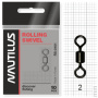 Вертлюг Nautilus Rolling Swivel 0101 size #10 тест 14кг