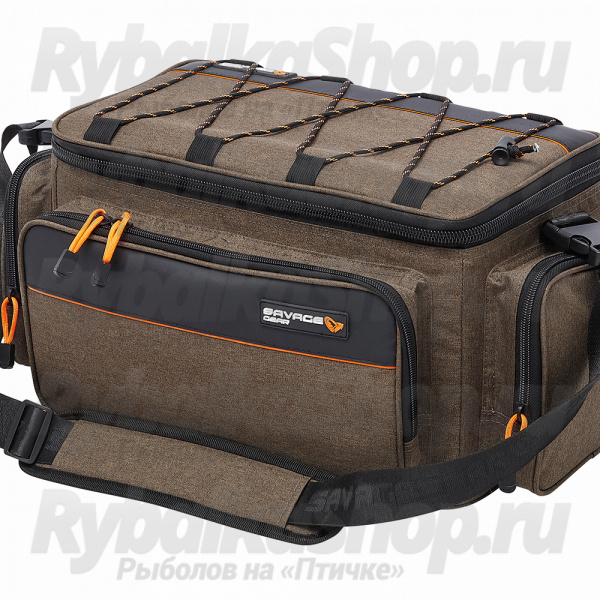 Сумка Savage Gear System Box Bag L, 4 коробки, 24x47x30см, 18л, арт.74243