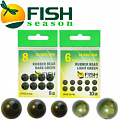 Fish Season Rubber Bead Бусина резиновая Fish Season Rubber Bead Бусина резиновая