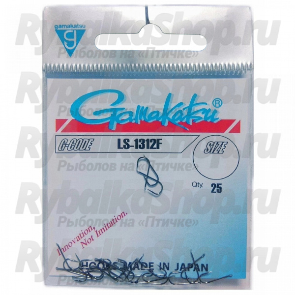 Крючок Gamakatsu LS-1312F (Black) №16