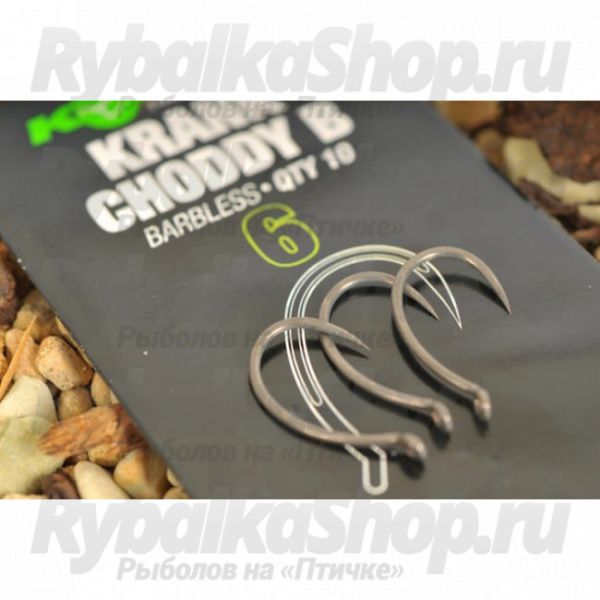 Крючок безбородый Korda Krank Choddy Barbless №10
